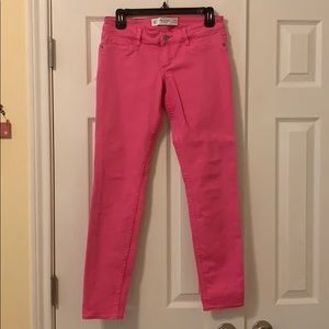 Abercrombie & Fitch Pink Super Skinny Jeans